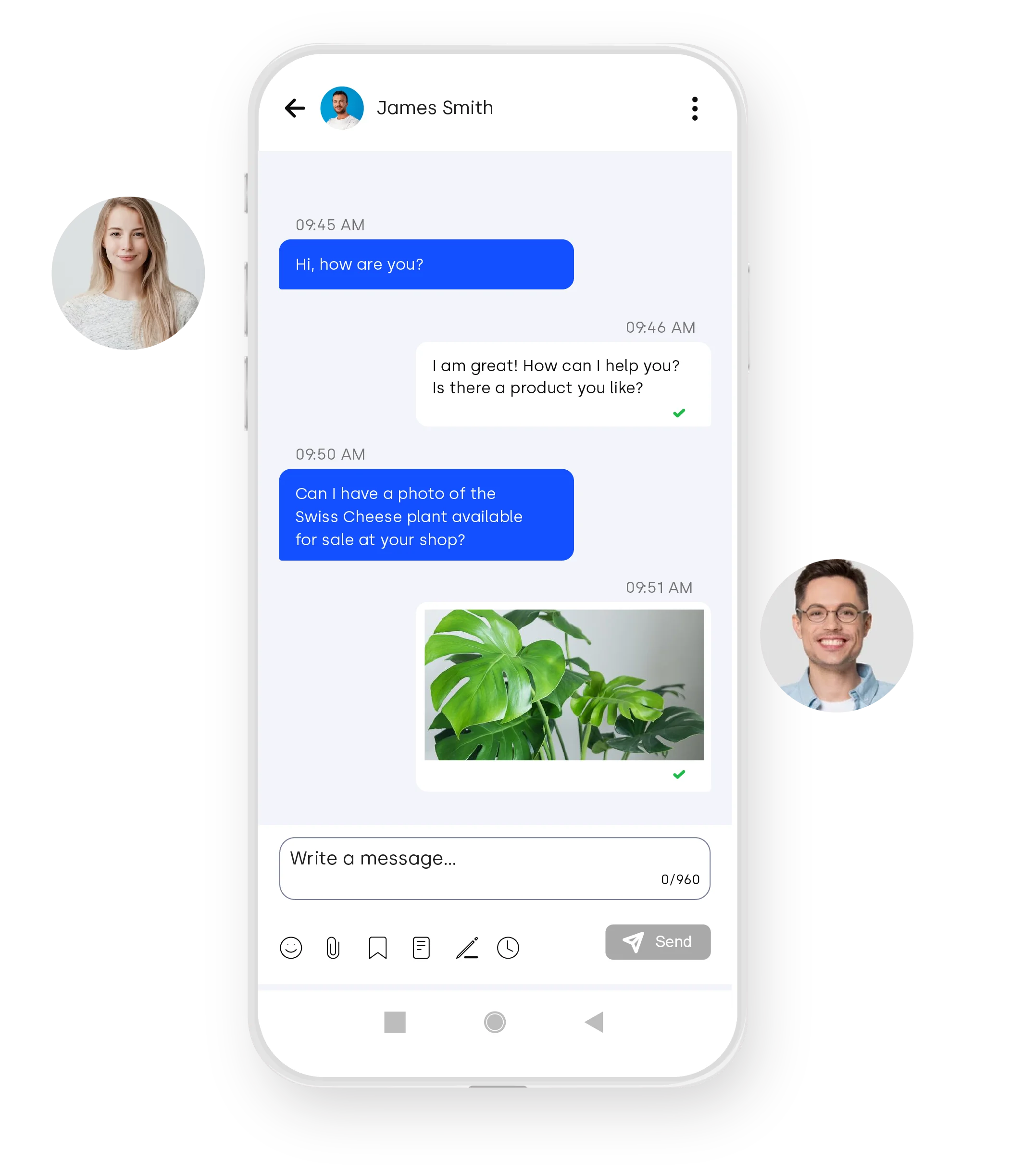 Two-way texting with MS Teams SMS
