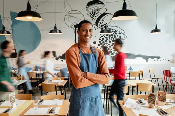 Landline texting for restaurants