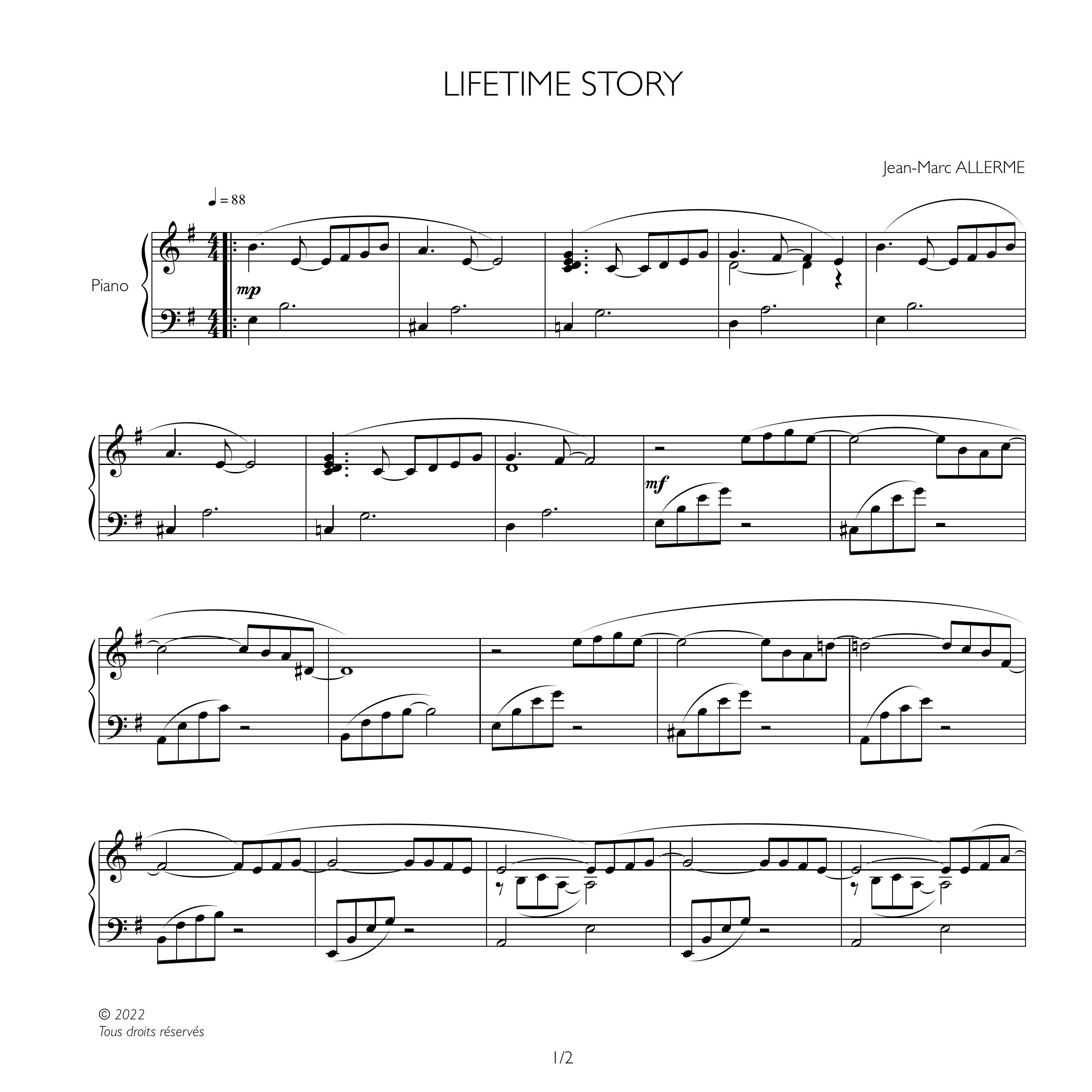 LIFETIME STORY