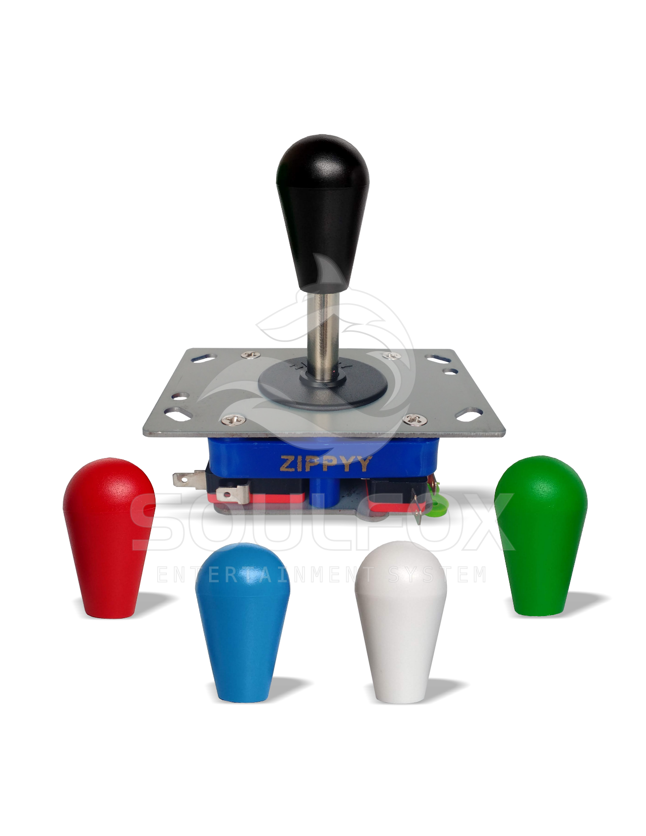 Joystick Arcade Zippy de Bate y Eje Corto