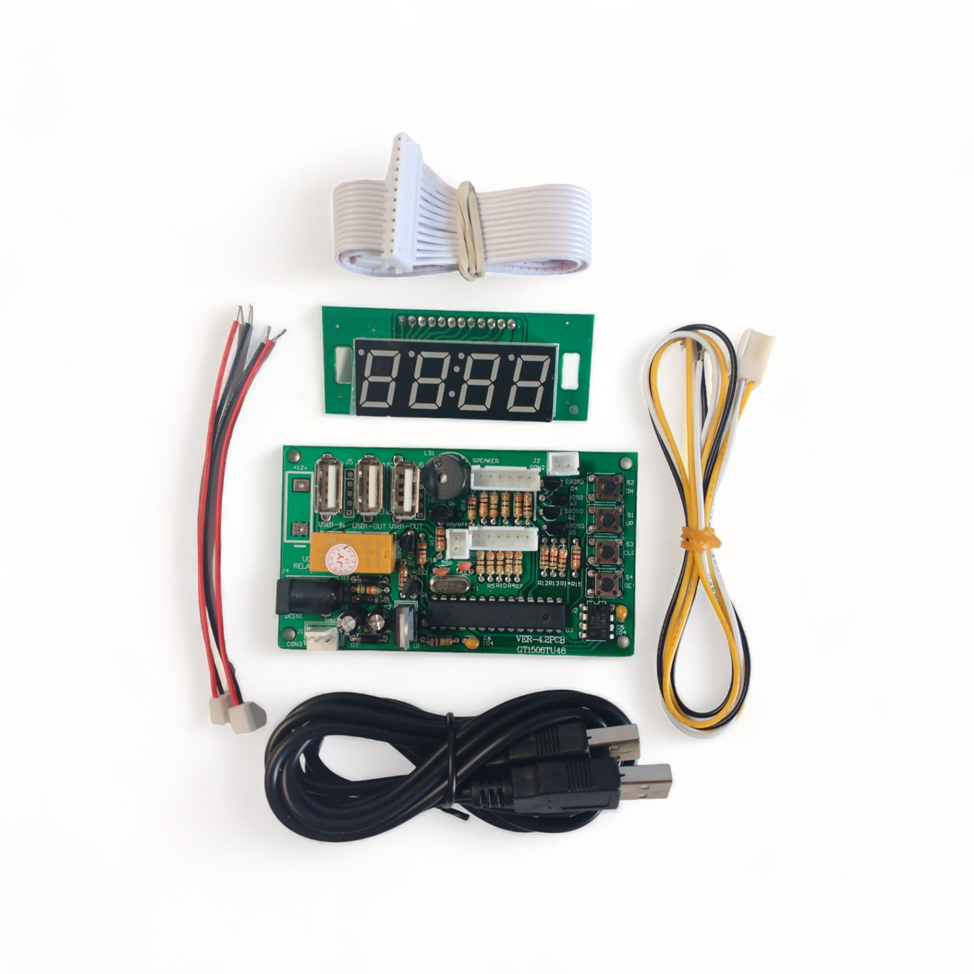 Temporizador con USB (CH-18B) con Display de 4 Digitos