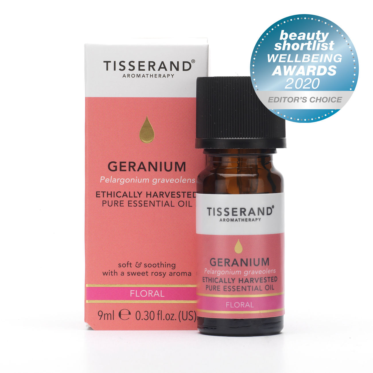 Tisserand Ethically Harvested Geranium Pure EO