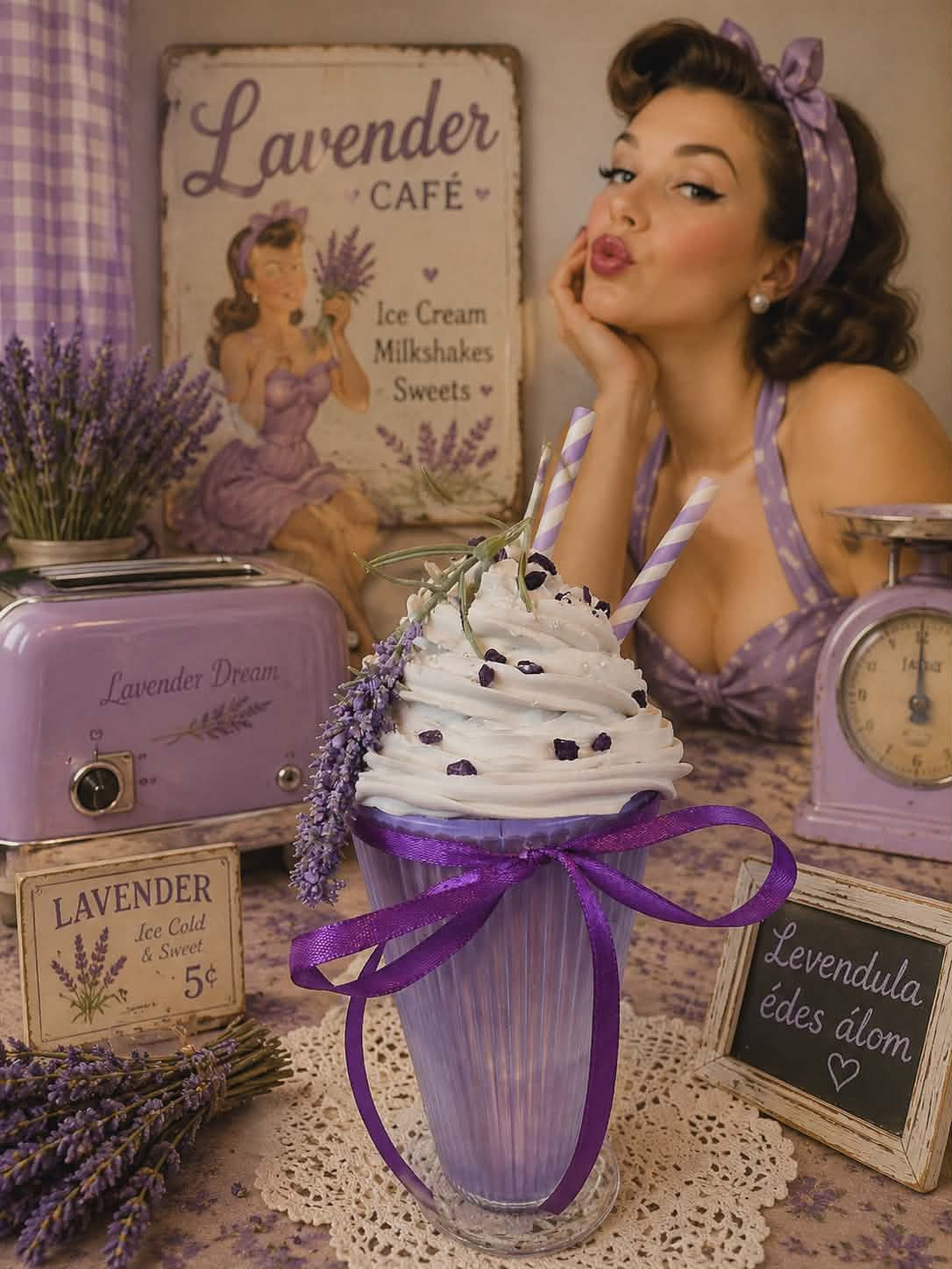 Lavender Dream Shake – Pin-Up Edition