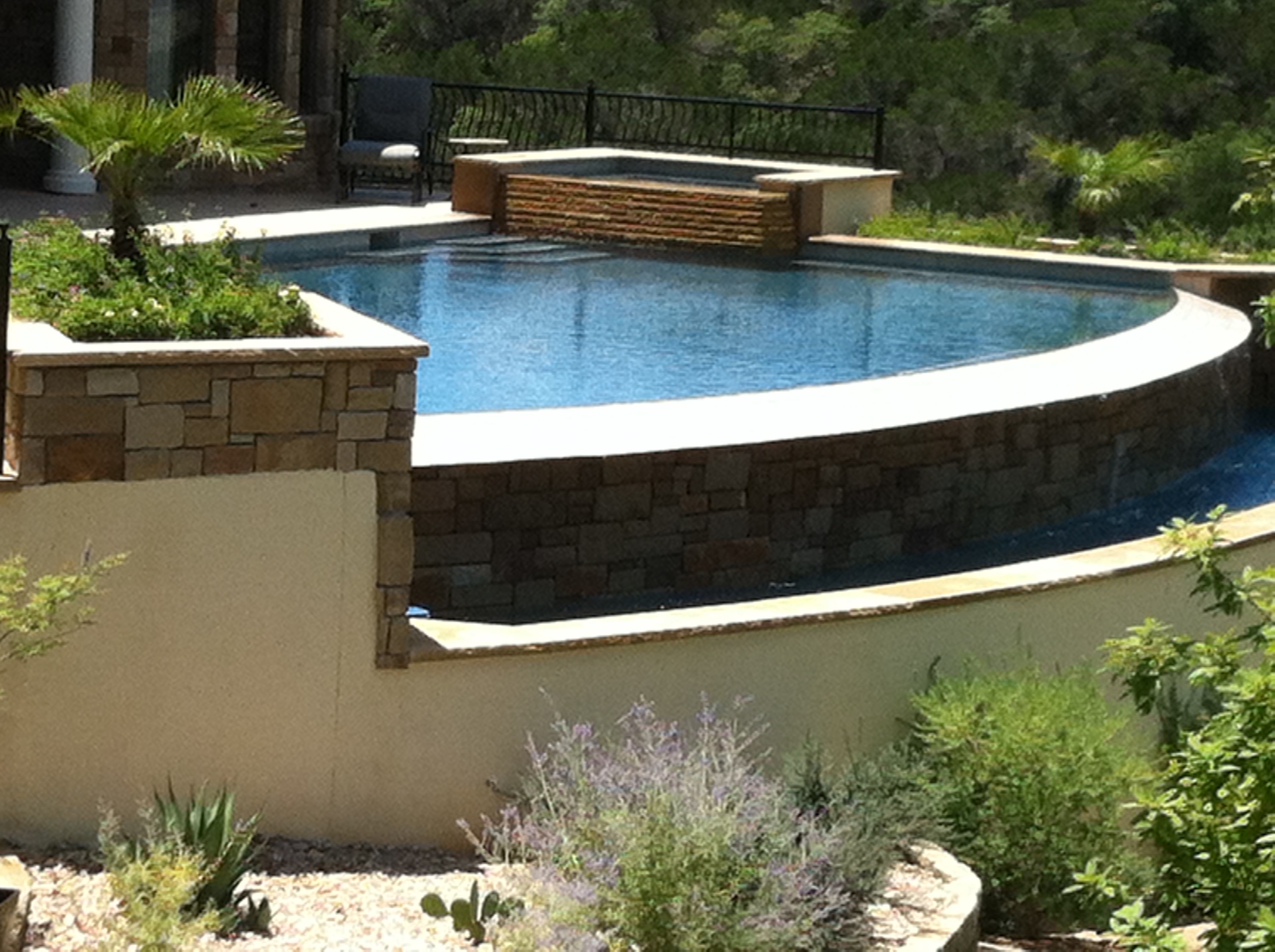 Negative Edge Pools Elite Pools of Austin Custom Pool Builder