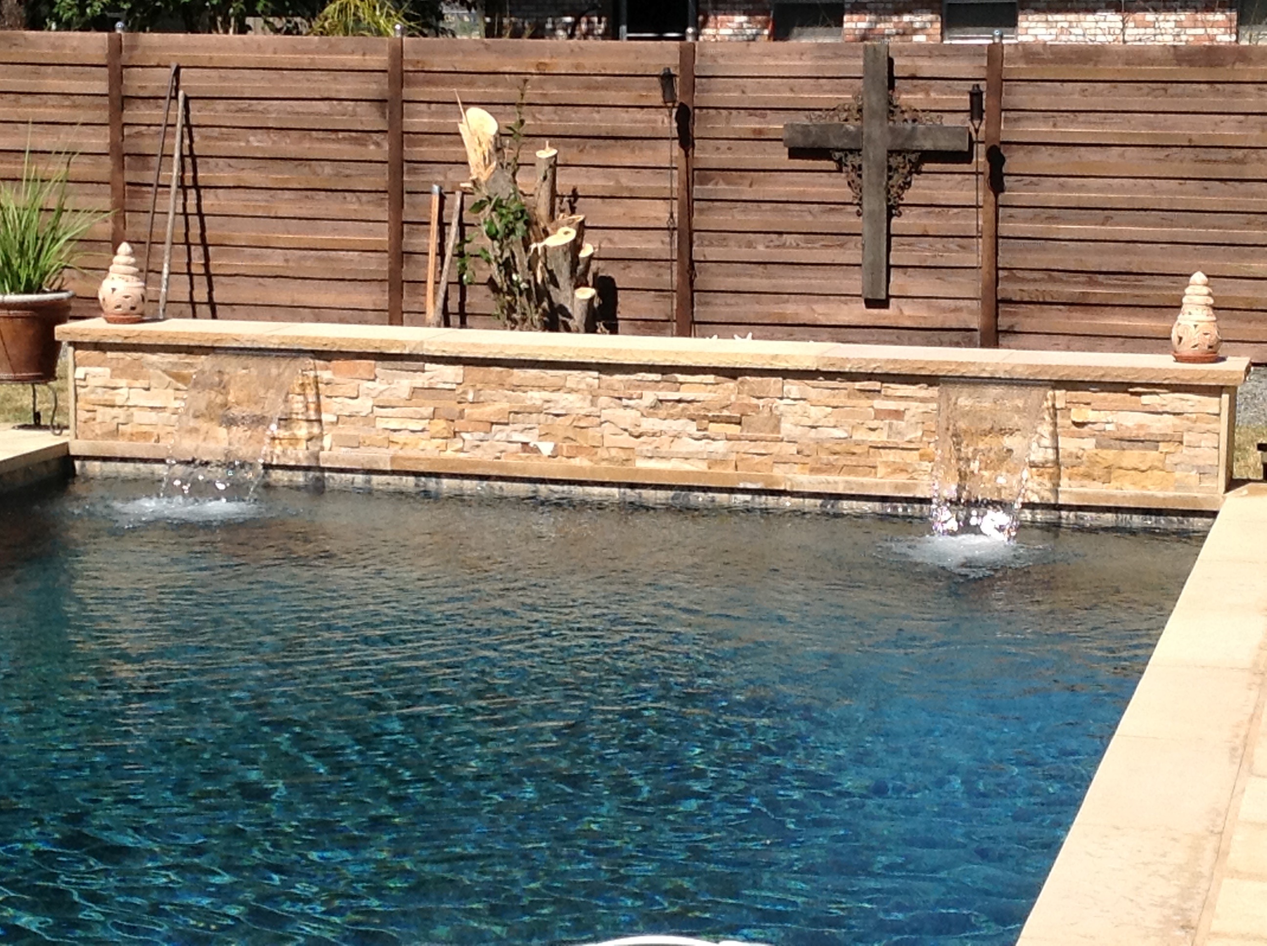 Water Features Elite Pools of Austin Custom Pool Builder