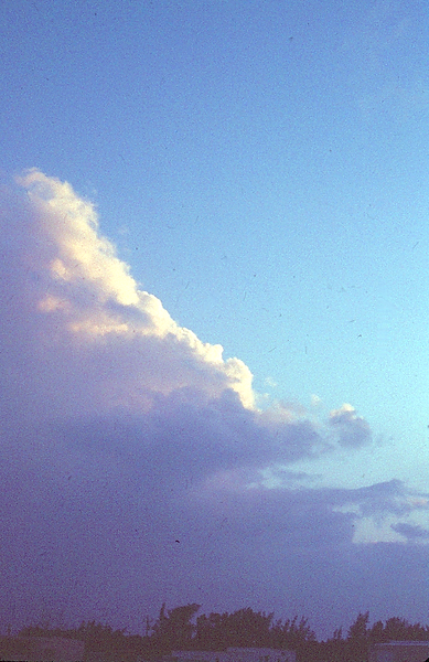 Clouds | a photo of a large cloud - possibly a storm cloud over the Florida Keys | clouds | nature lovers |nature photography