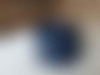 Blue resin trinket box