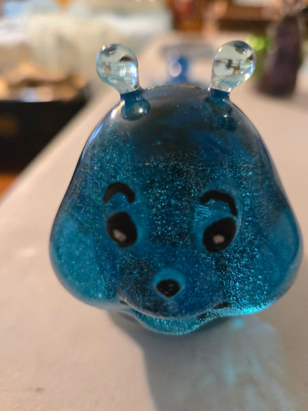 caterpillar Aquarium | 6" resin caterpillar with fish embedded in his body with blue ocean colors and white rings | resin | resin art | resin craft | resin artist | resin crafter | ocean vibes | tropical fish | aquarium | caterpillar