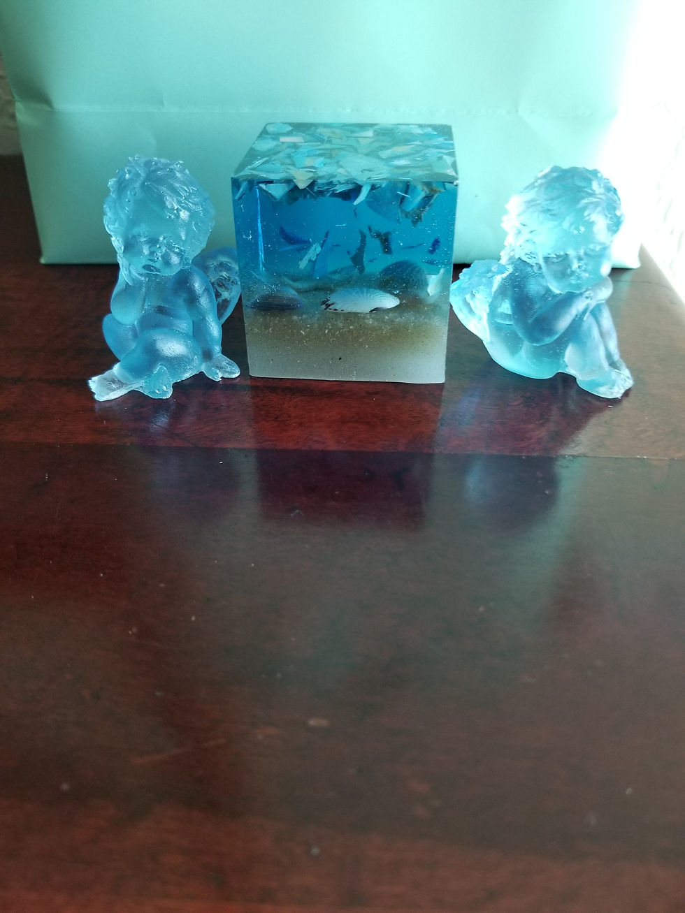 Blue Angels | two resin miniature blue angels  | resin | resin art | resin artwork | blue angels