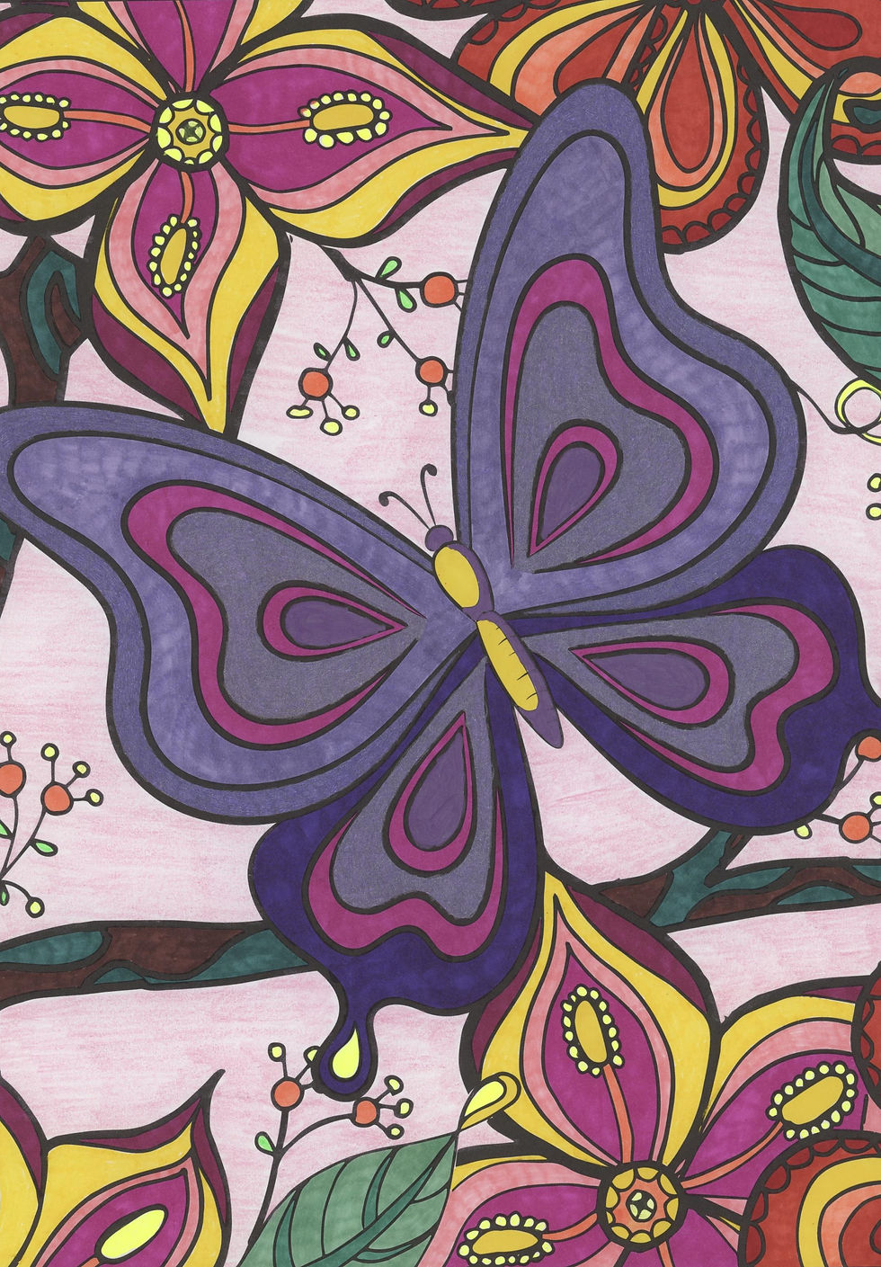 |coloringbook |makeitwithmichaels |coloring |coloringbookforadults |coloringtherapy