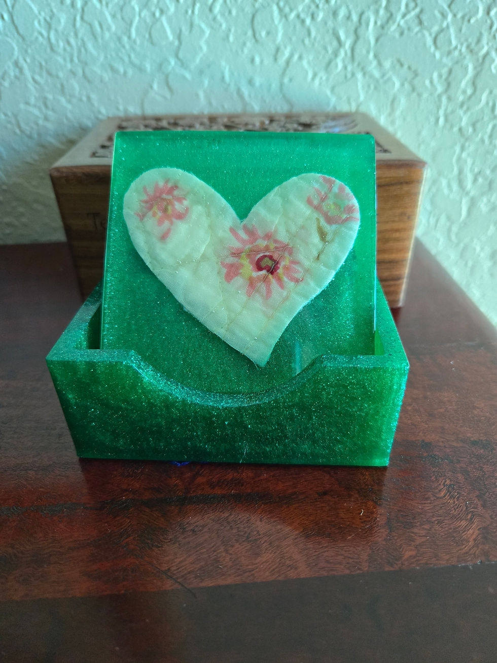 Quilted Flowers and Hearts