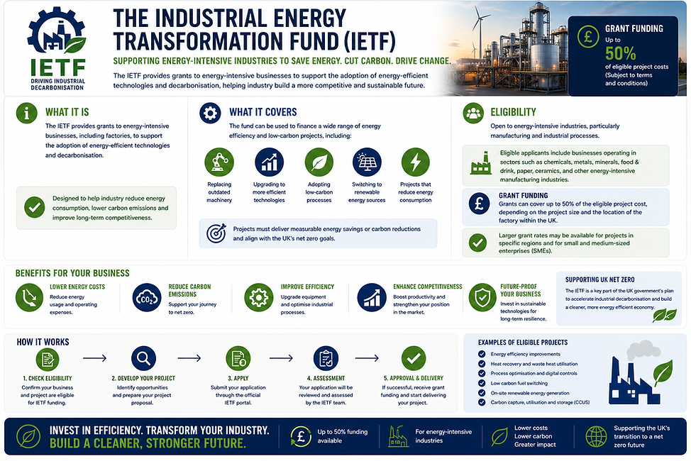 The Industrial Energy Transformation Fund (IETF)