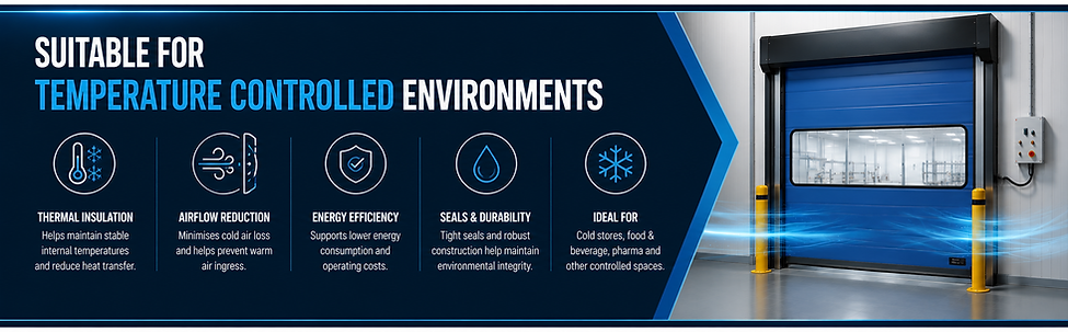 Suitable for temperature controlled environments