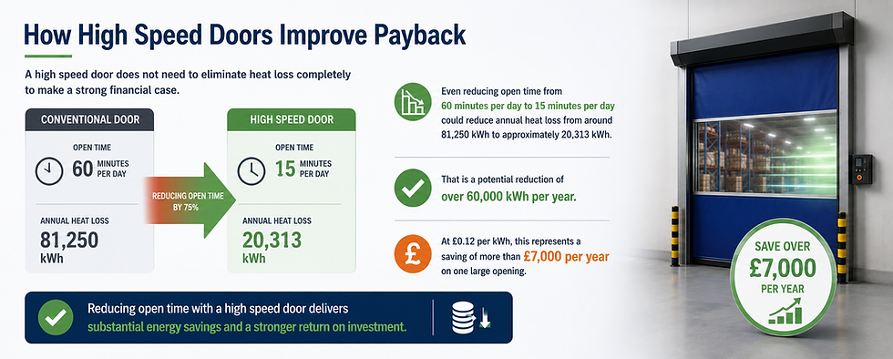 How high speed doors improve payback