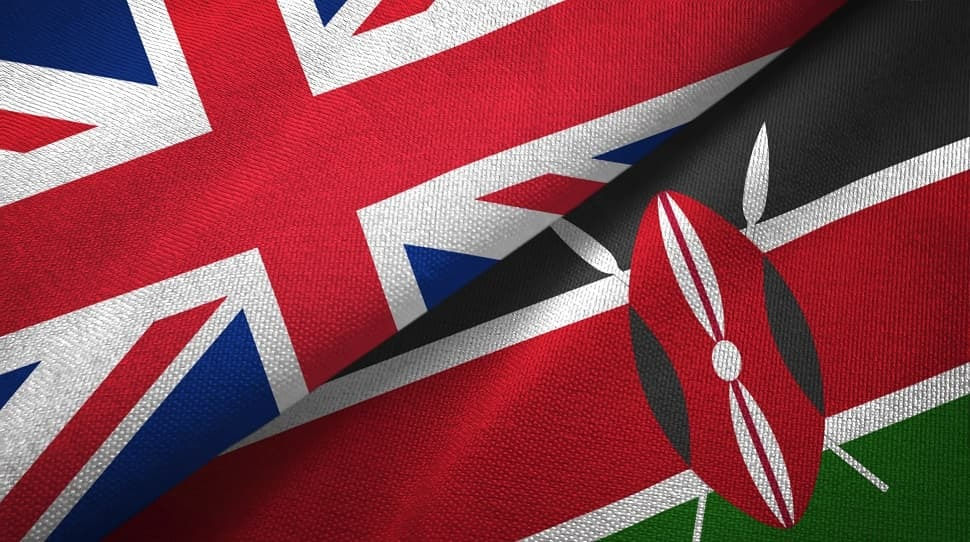 The Union Flag & The Kenyan Flag