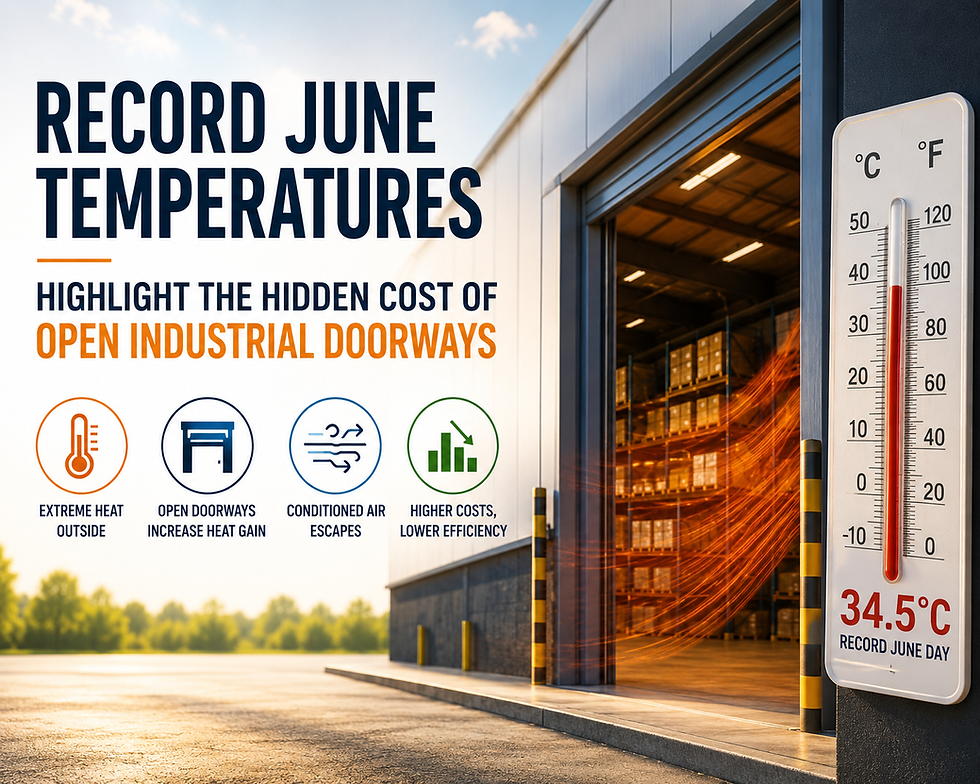 Record June Temperatures Highlight The Hidden Cost Of Open Industrial Doorways