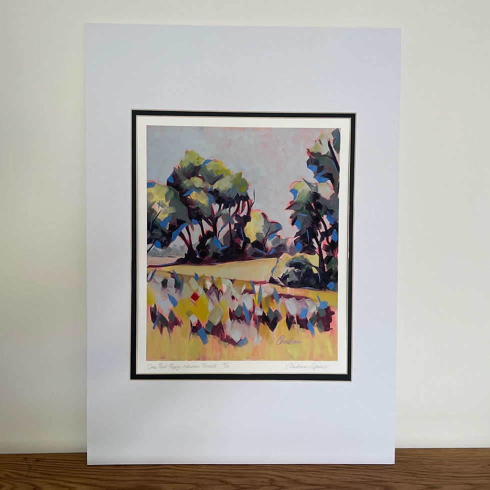 Thumbnail: Art Print: One Red Poppy, Newton Purcell