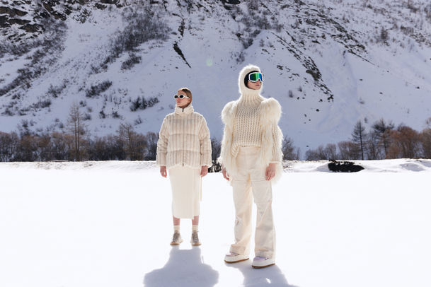 Shooting photo publicitaire et éditorial à la montagne