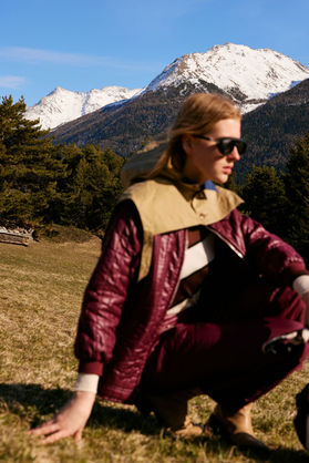 Séance photo mode et éditorial à la montagne