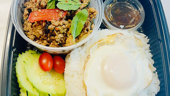 14. Pud Kra Prow Lunch Special