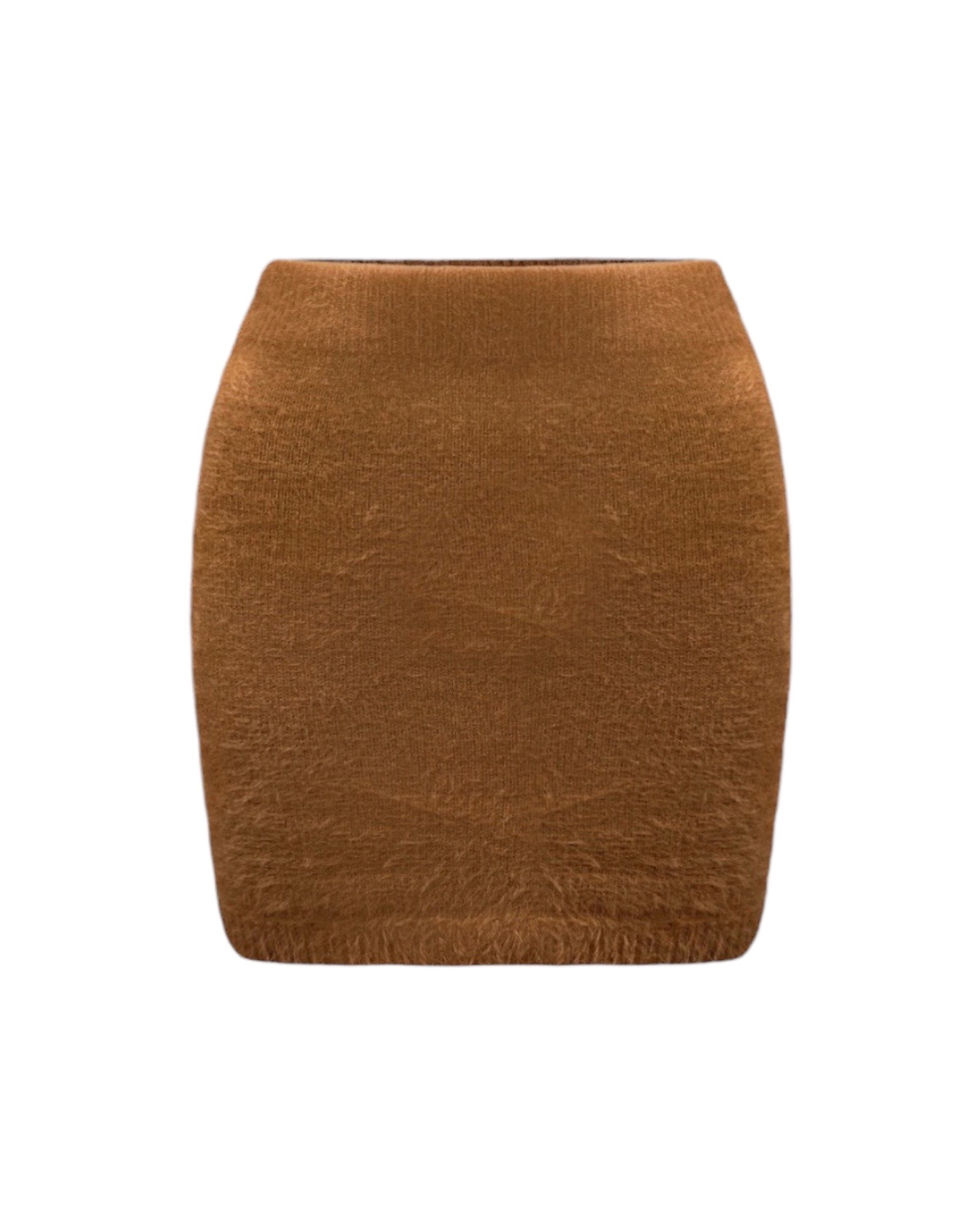Thumbnail: Marion Fuzzy Cardigan & Mini Skirt Set