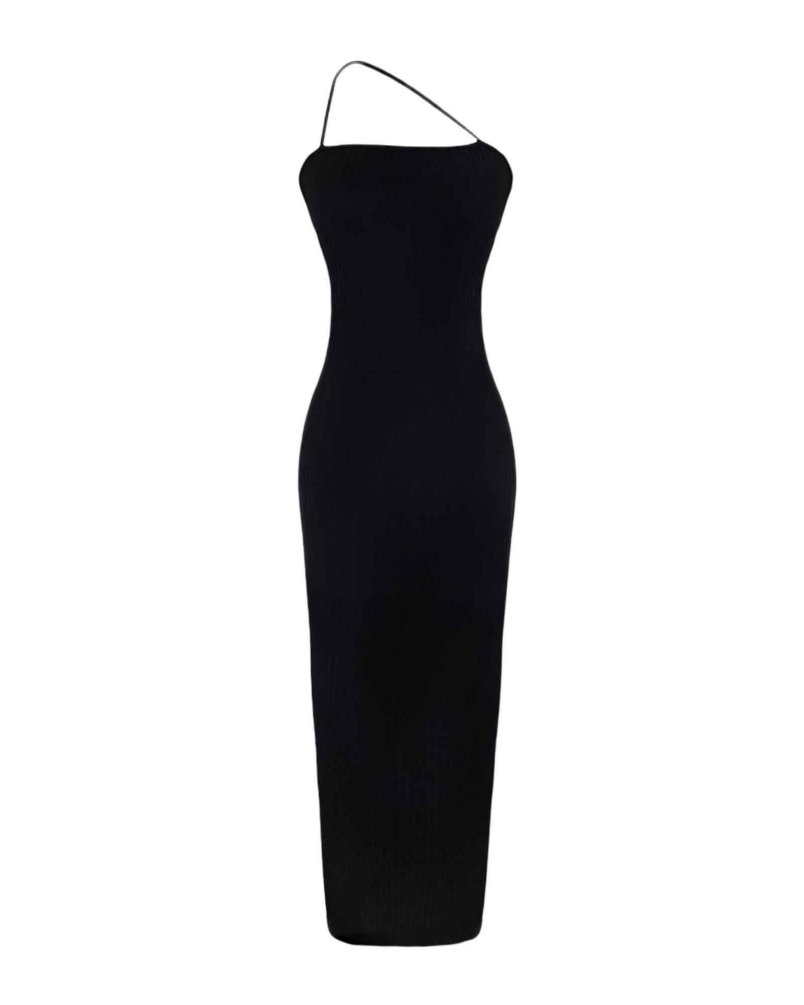 Black Maxi Dress Front View