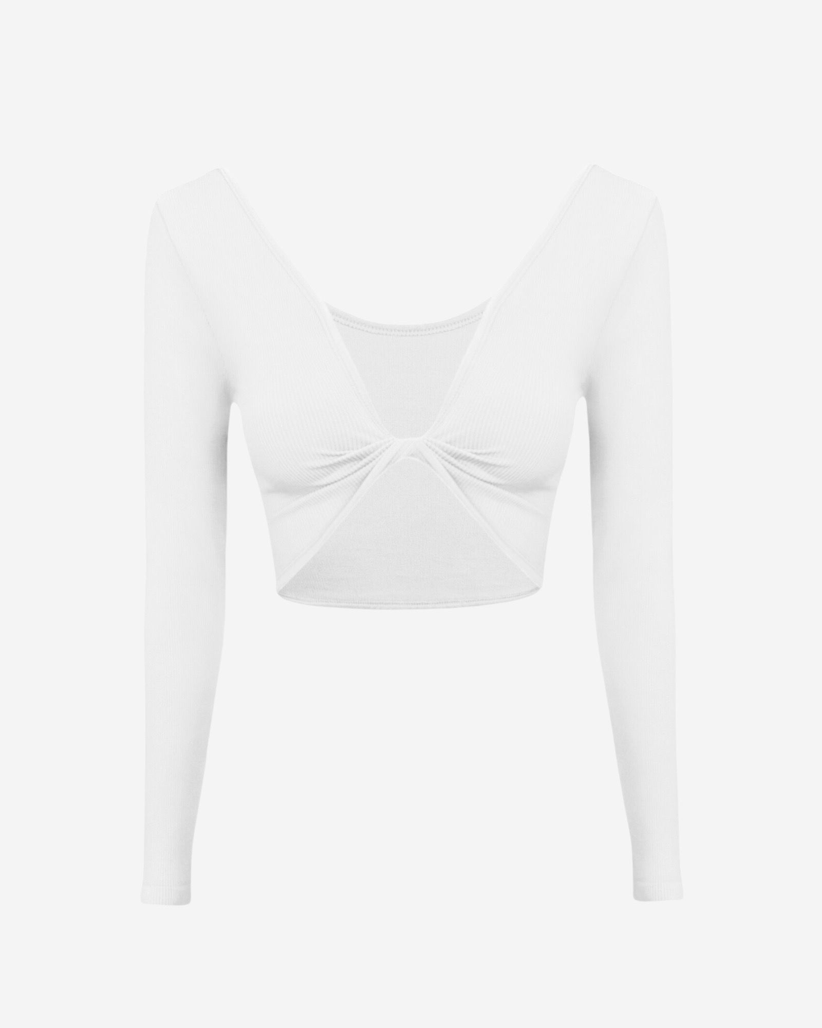 Knox Reversible Crop Top - Ivory