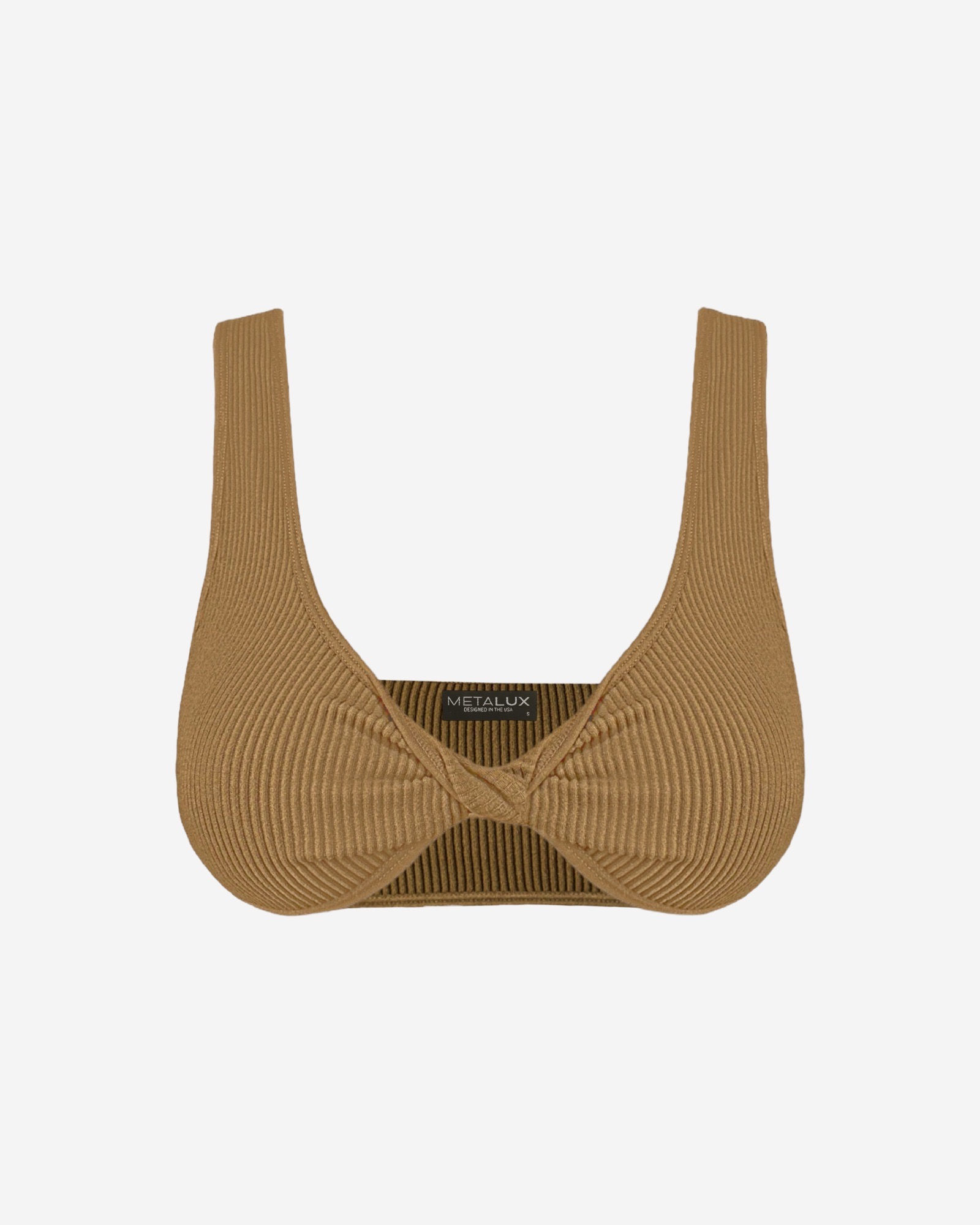 Como Twist Front Ribbed Brami