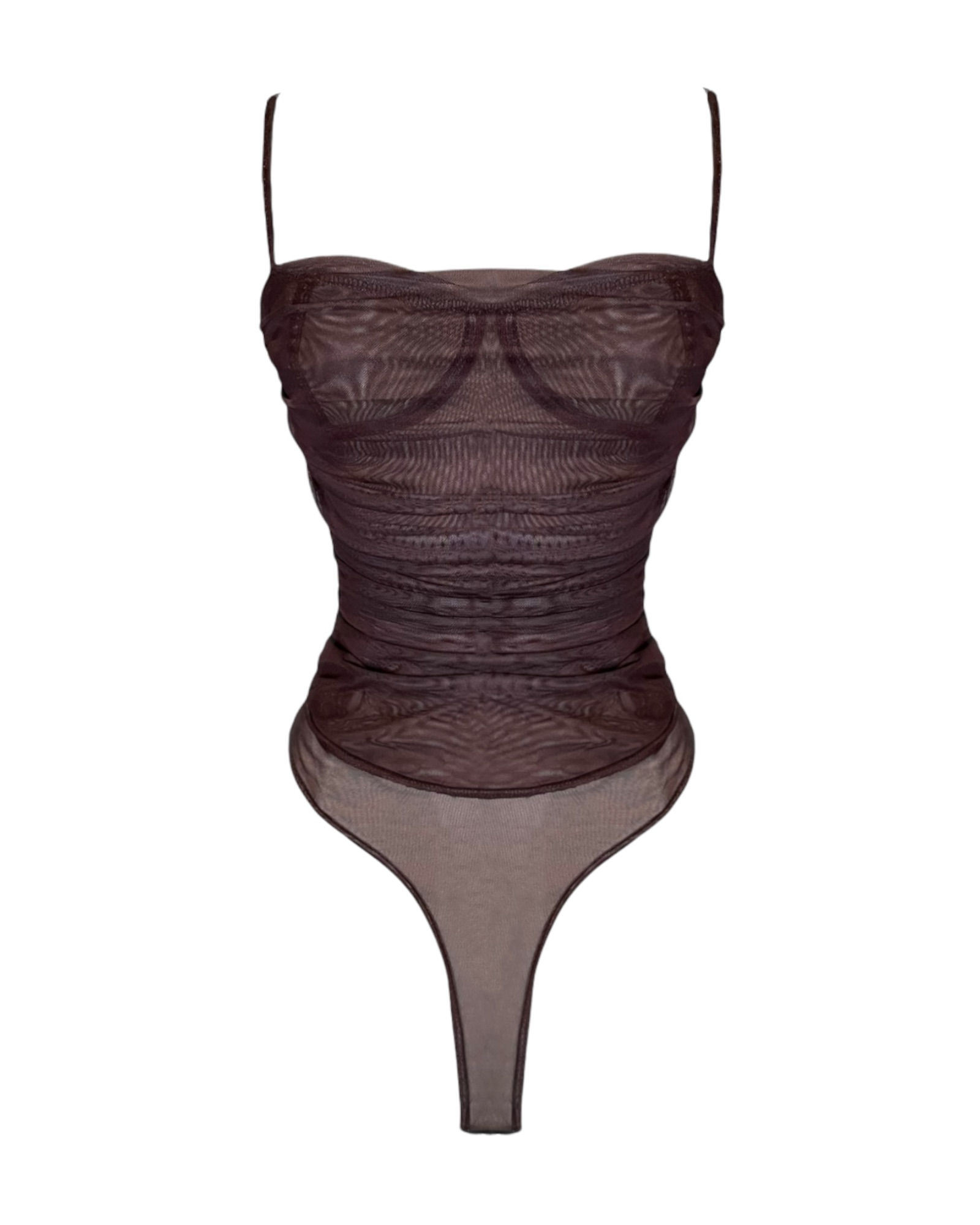 Brown Bodysuit Front View
