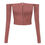 Thumbnail: Porter Off Shoulder Corset - Deep Blush