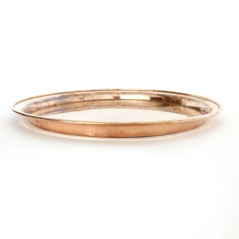 縮圖：Antique copper tray. Extra Large size antique tray from Sweden early 1900s