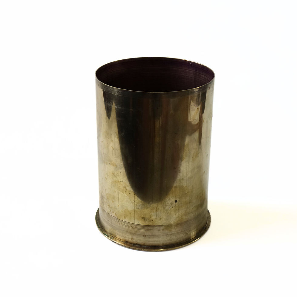 Thumbnail: Vintage authentic very large grenade case with original engraving 1941 IYD