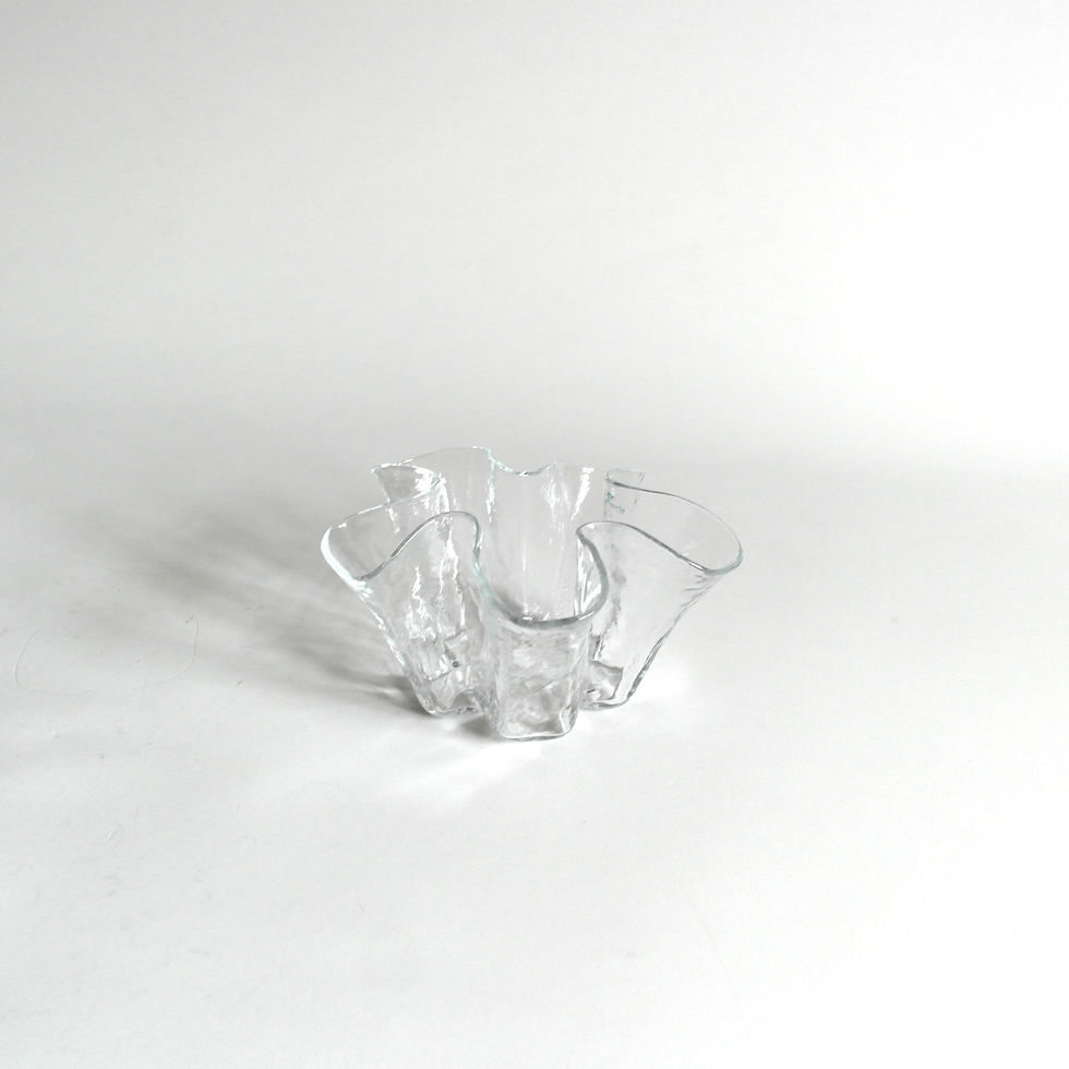 Thumbnail: Stunning vintage Finish crystal vase from MUURLA mid-century