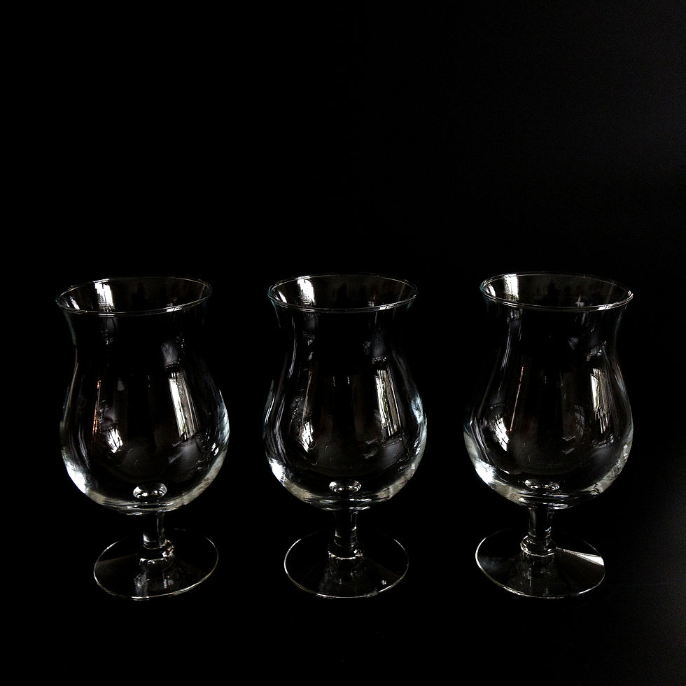 サムネイル： Vintage selter, champagne and water glasses from Sweden mid-century