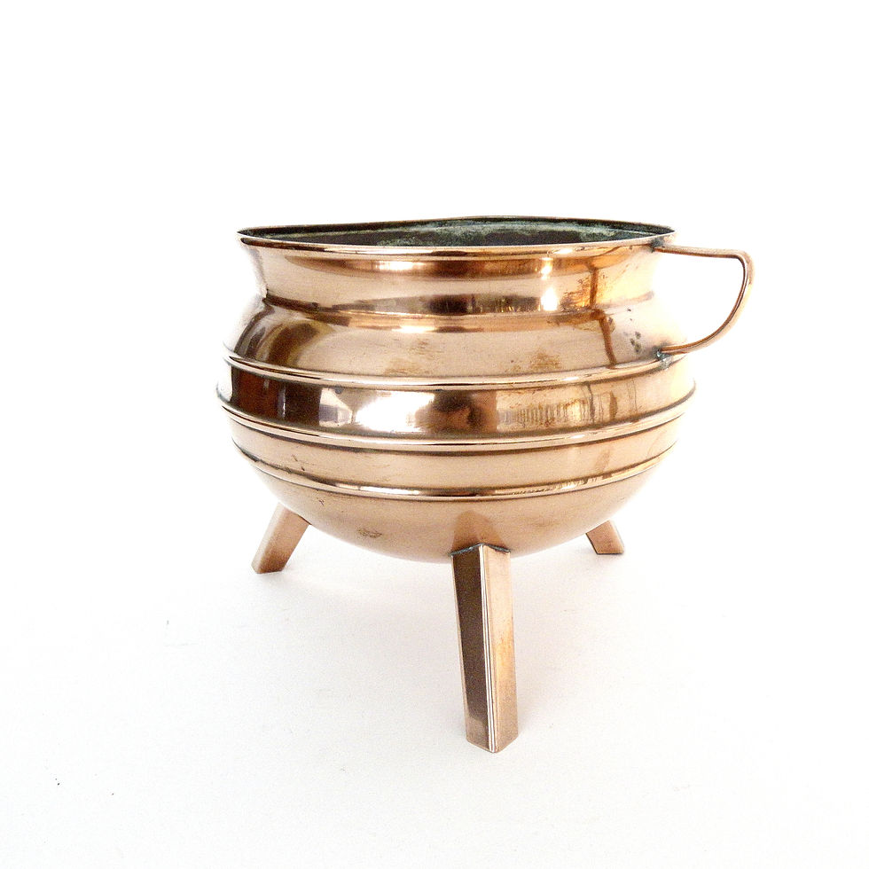 サムネイル： Antique Copper pot for plants from Eskilstuna Adolf Ståhl early 1900s