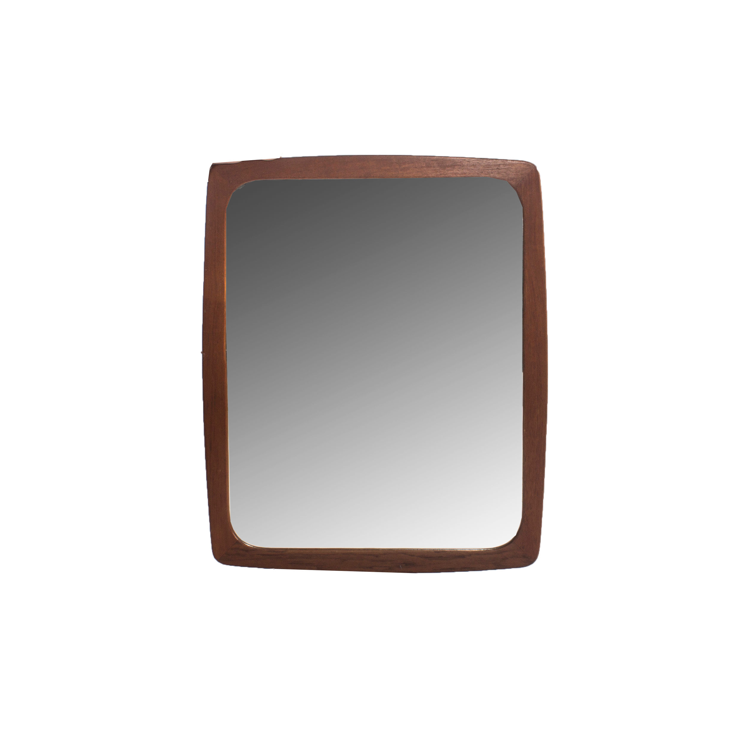 Mid-century teak mirror