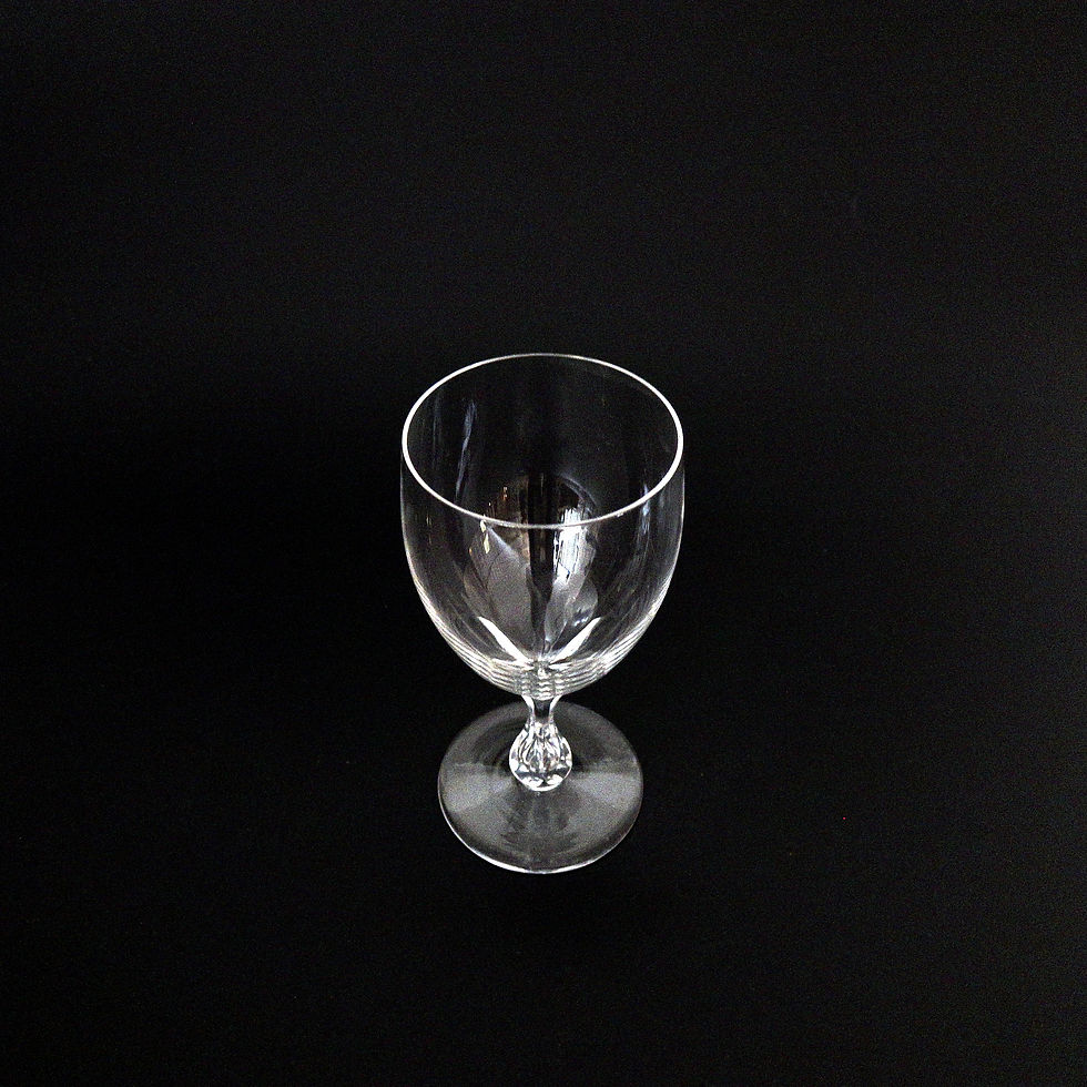 Thumbnail: Vintage Set of eleven Crystal Wine Glasses from Sweden mid-century