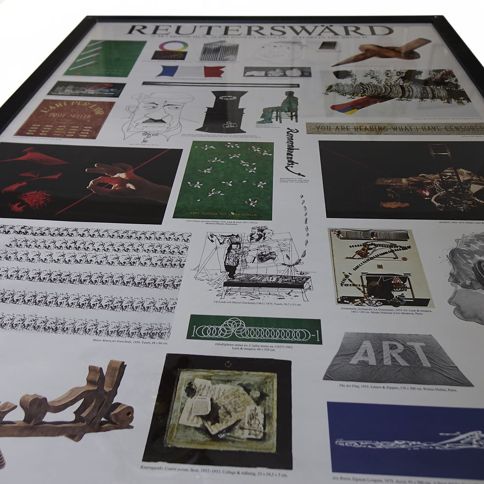 サムネイル： Original "Moderna Museet" poster of exhibitions Reuterswärd 1972