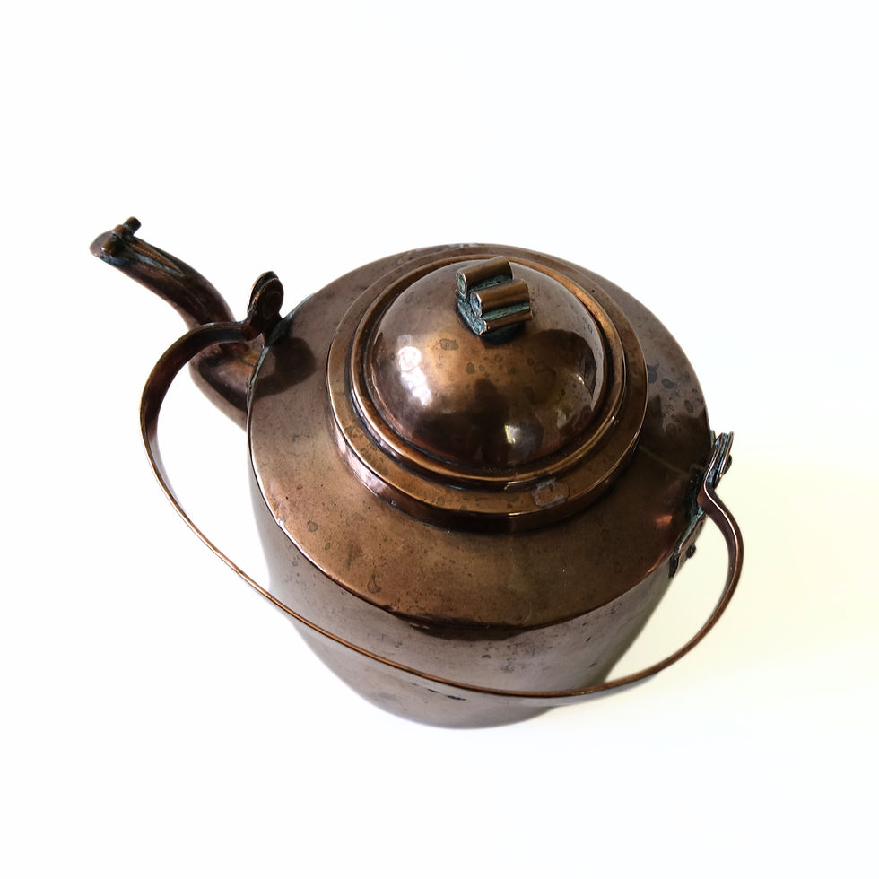 Thumbnail: Antique very large copper pot handmade from Sweden early 1900s