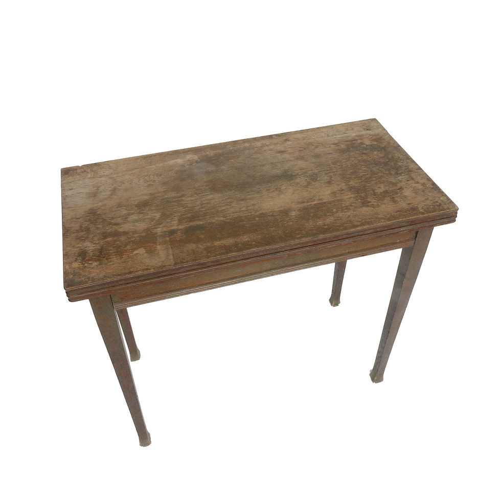 Thumbnail: Lovely Jugend extendable table in solid oak from Sweden 1920s