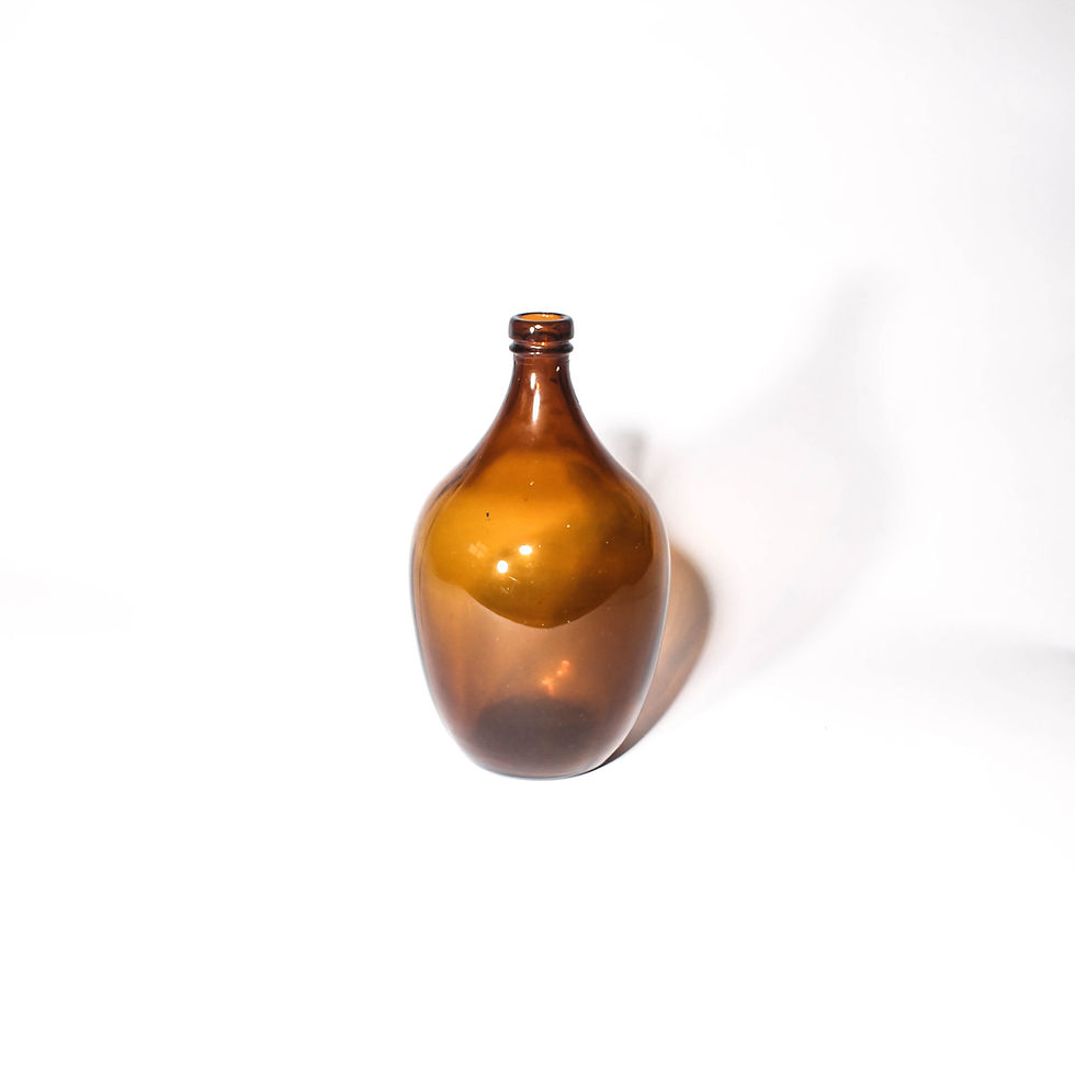 Thumbnail: Brown glass vase from Sweden 1950s