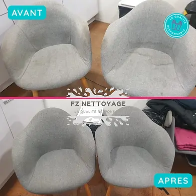 Avant après Nettoyage de mobilier