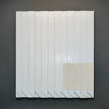 MOLDINGS - WHITE PAINTING (2025)