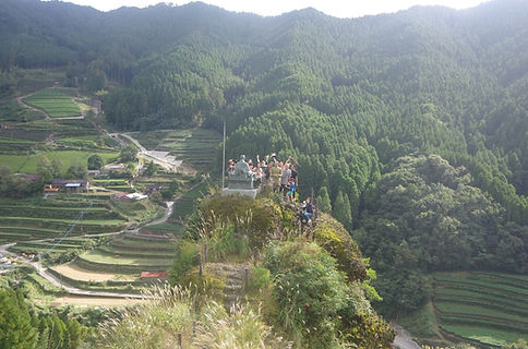 top of the rock of reiganji temple