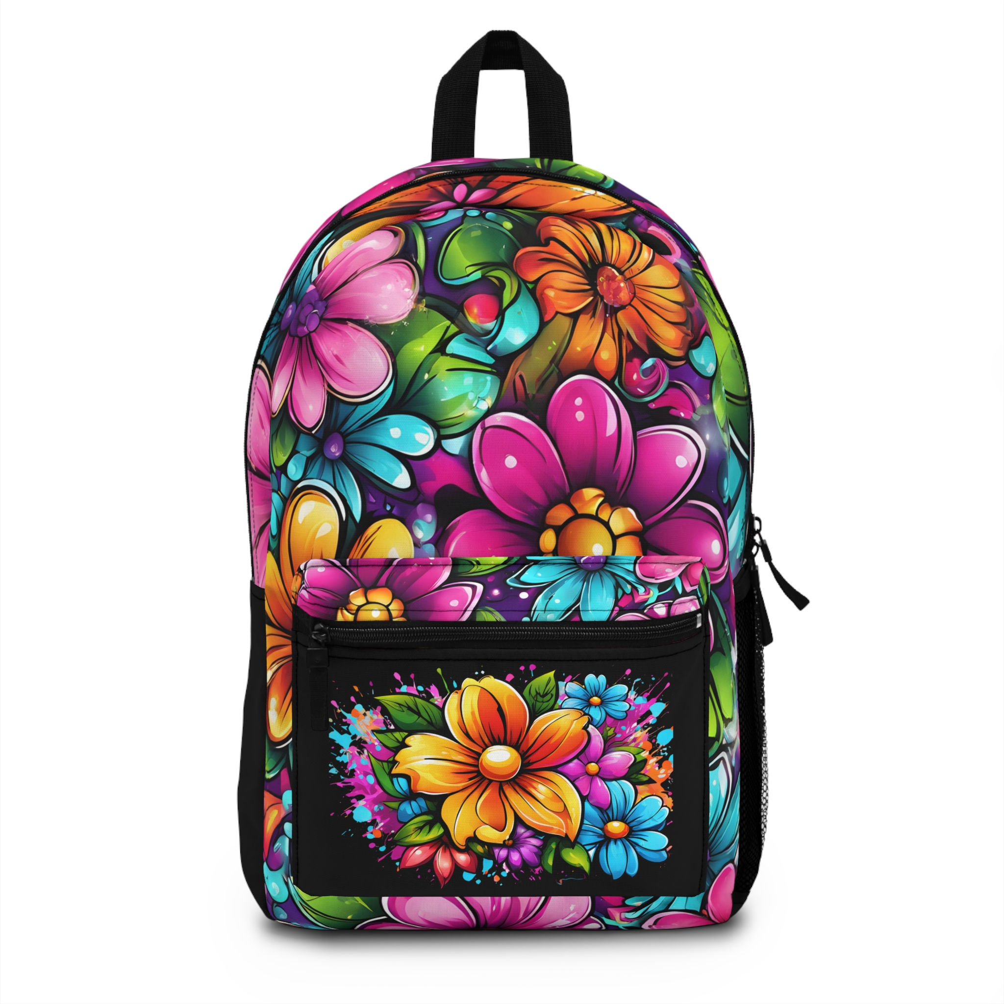 Vibrant Floral Backpack