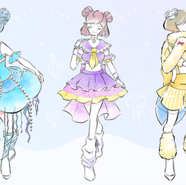 【制作実績】衣装デザイン画制作