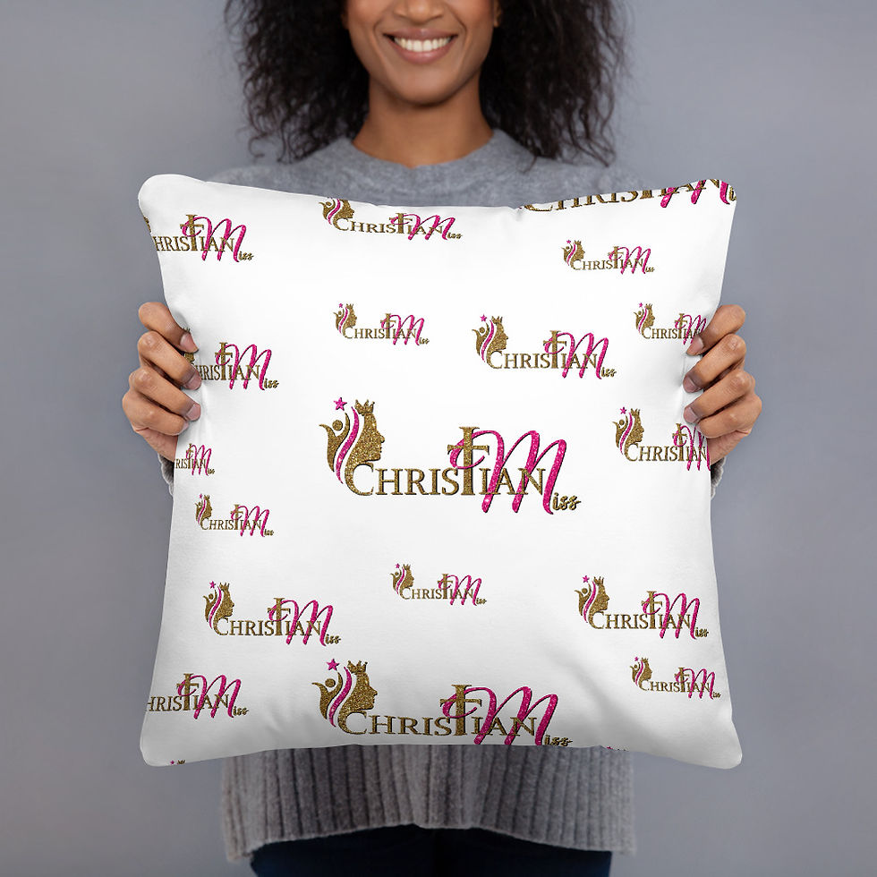 Thumbnail: Christian Miss Logo Pillow