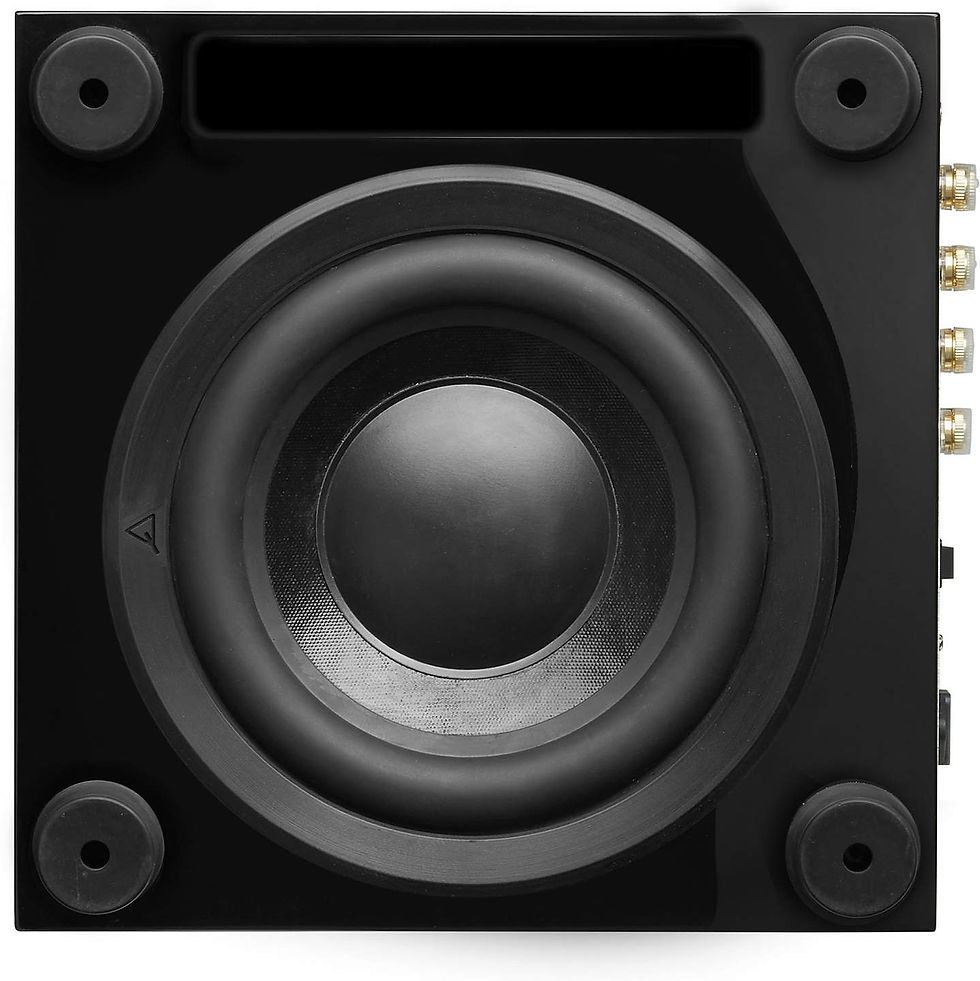 Miniature : TRIANGLE Thetis 340 - noir laqué - CAISSON DE BASSES