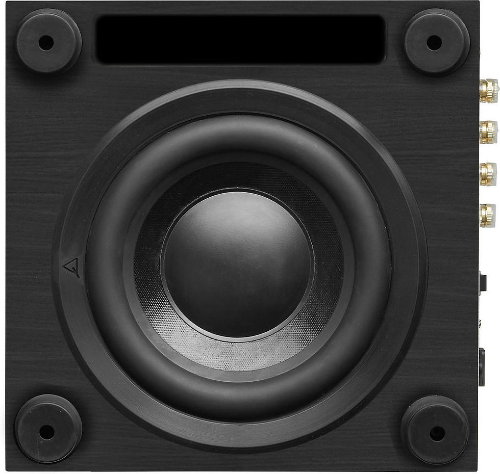 Miniature : TRIANGLE Thetis 300 - noir laqué - CAISSON DE BASSES