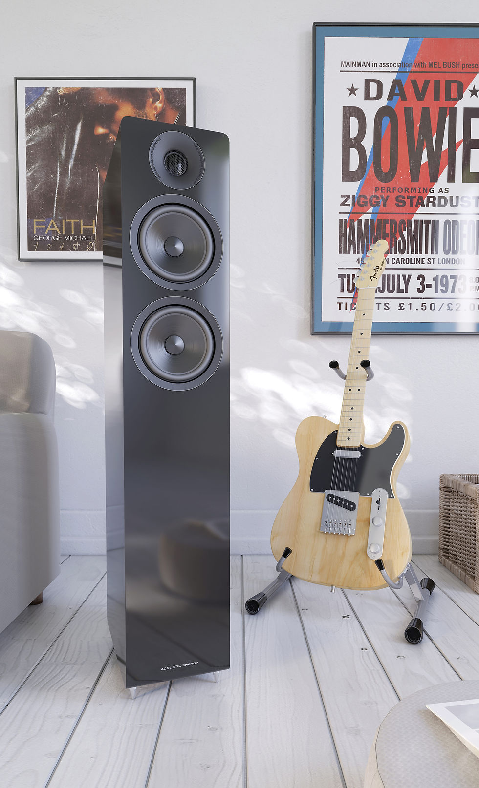 Miniature : Acoustic Energy AE309 - enceinte colonne hifi (la paire)